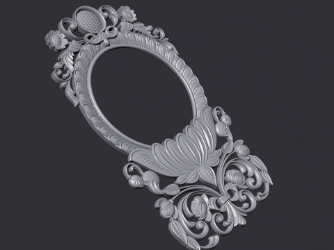 Carved Decor Ornament 3D 프린트 모델
