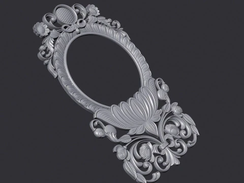 Carved Decor Ornament 3D Print Model