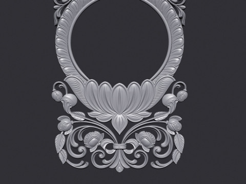 Carved Decor Ornament 3D 프린트 모델