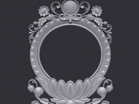 Carved Decor Ornament 3D 프린트 모델