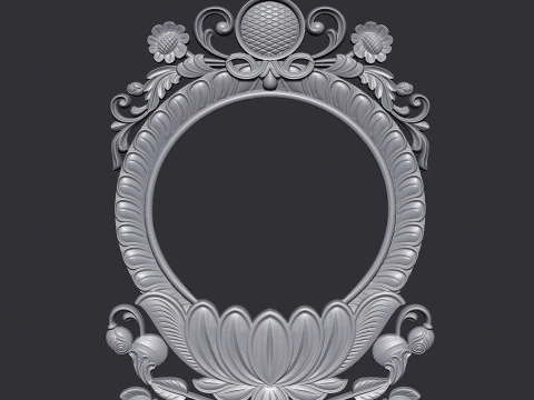 Carved Decor Ornament 3D Print Model
