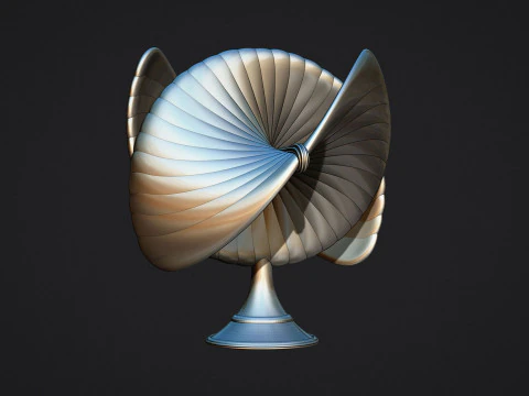 Decora&ccedil;&atilde;o de figura abstrata Modelo de Impressão 3D