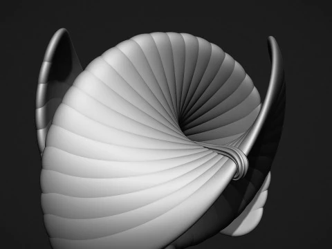 Decora&ccedil;&atilde;o de figura abstrata Modelo de Impressão 3D