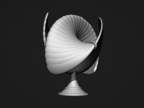 Decora&ccedil;&atilde;o de figura abstrata Modelo de Impressão 3D