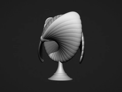 Decora&ccedil;&atilde;o de figura abstrata Modelo de Impressão 3D