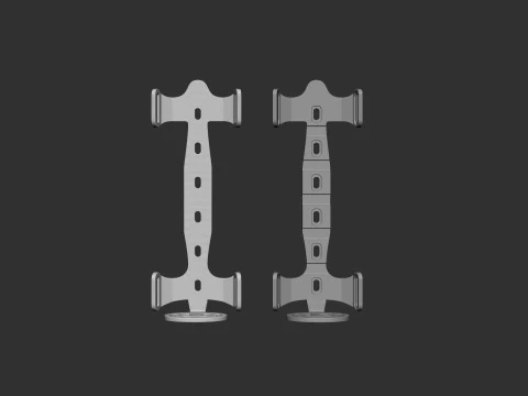 バイクパッキングカーゴケージ3Dプリントモデル 3Dプリントモデル