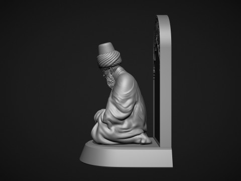 Mevlana Celaleddin-i Rumi 3D print model 3D प्रिंट मॉडल