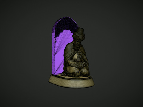 Mevlana Celaleddin-i Rumi 3D print model 3D प्रिंट मॉडल