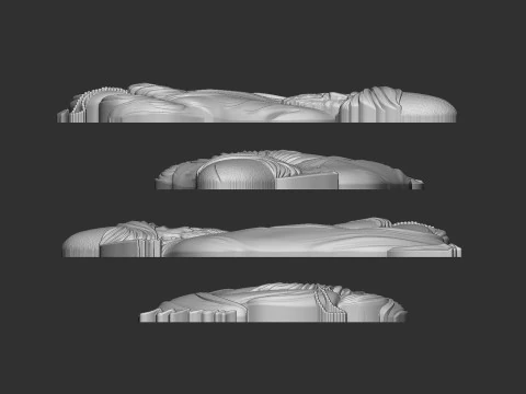 Mevlana Celaleddin-i Rumi Bas Relief 3D Print Model