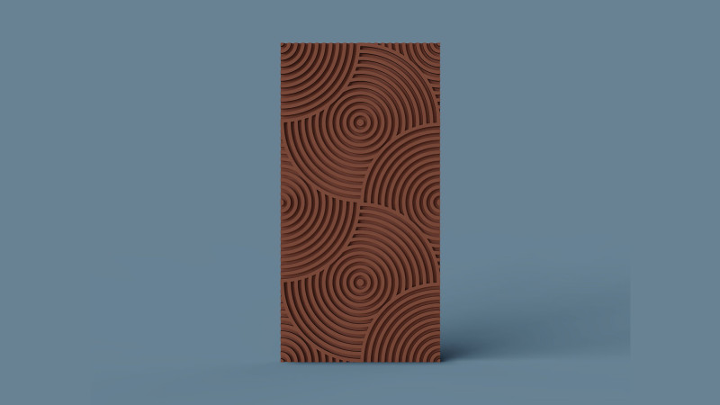 Seamless geometric pattern wall panel 3D प्रिंट मॉडल .c4d .max .obj .3ds .fbx .stl .blend 