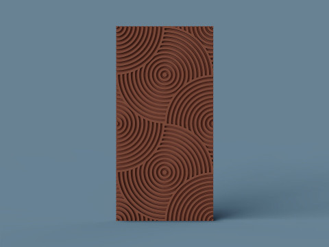 Seamless geometric pattern wall panel 3D Print Model