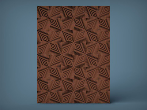 Seamless geometric pattern wall panel 3D प्रिंट मॉडल