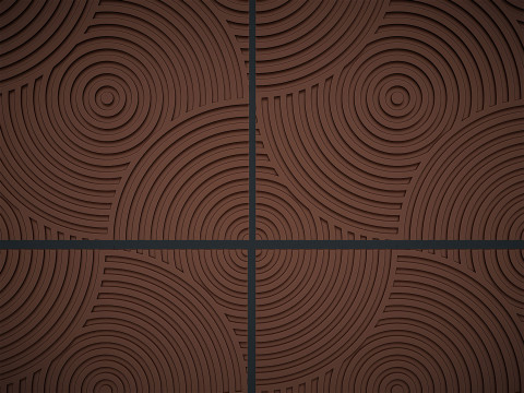 Seamless geometric pattern wall panel 3D प्रिंट मॉडल