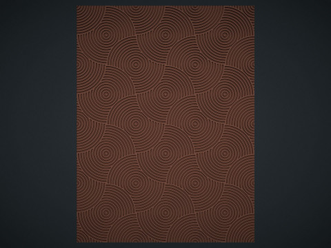 Seamless geometric pattern wall panel 3D प्रिंट मॉडल