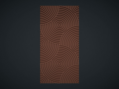 Seamless geometric pattern wall panel 3D प्रिंट मॉडल