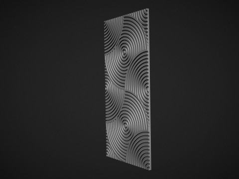 Seamless geometric pattern wall panel 3D प्रिंट मॉडल