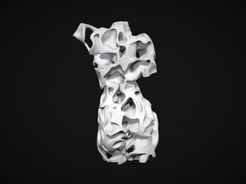 Female Torso Art Modelo de Impressão 3D