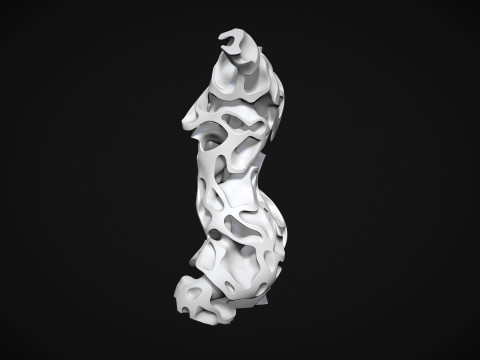 Female Torso Art Modelo de Impressão 3D