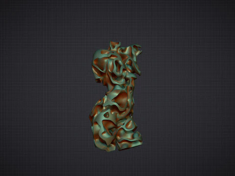 Female Torso Art 3D Print Model