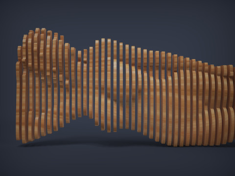 Female Figure Parametric Wall Art Modelo de Impressão 3D