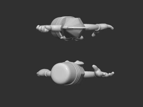 Cartoon Pencil 3D Model