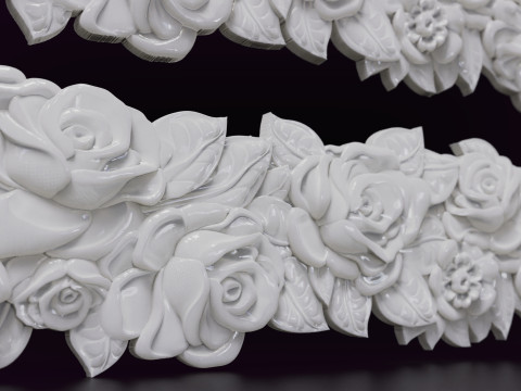 Roses Decorative Seamless Molding Modelo de impresión 3D