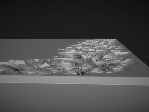 Romantic Tombstone with Roses 3D 打印模型