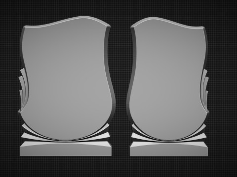 Memorial Tombstones Modelo de Impressão 3D