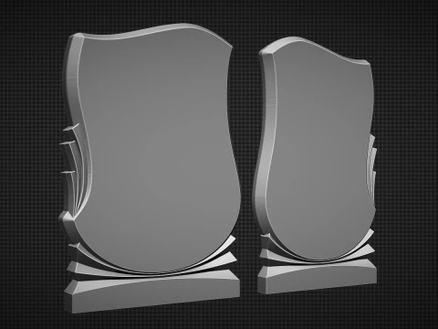 Memorial Tombstones 3D Print Model