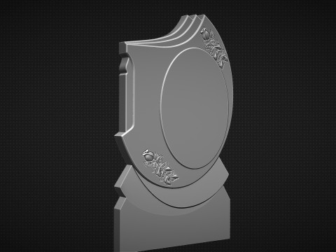 Memorial Tombstone 3D 프린트 모델
