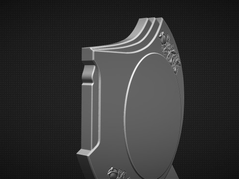 Memorial Tombstone 3D 프린트 모델