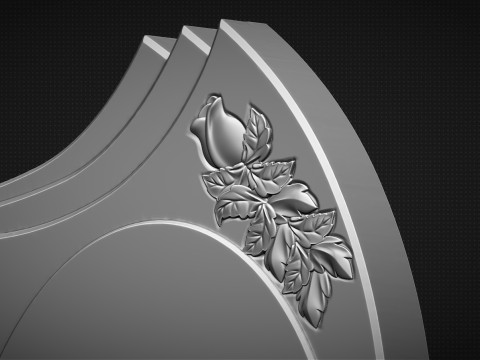 Memorial Tombstone 3D 프린트 모델