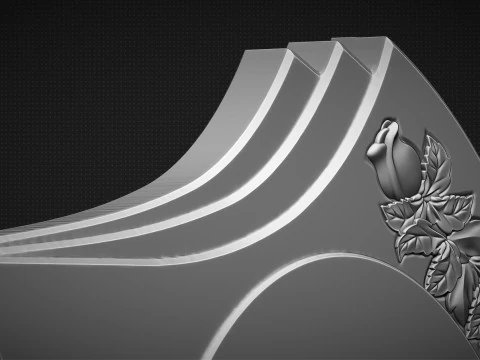 Anıt Mezar Taşı 3D Baskı Modeli