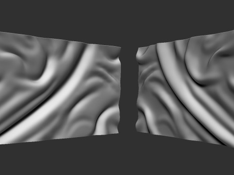 Wavy Flag 3D 3D प्रिंट मॉडल