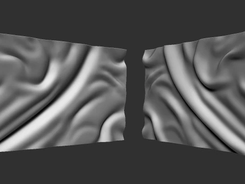 Wavy Flag 3D 3D Print Model