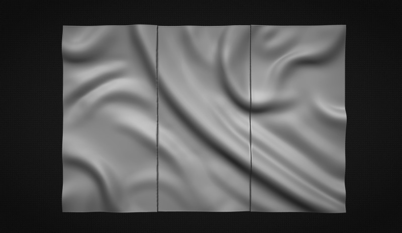 France Wavy Flag 3D 프린트 모델 .c4d .max .obj .3ds .fbx .stl .blend 