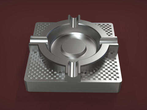 Premium Ashtray 3D Print Model