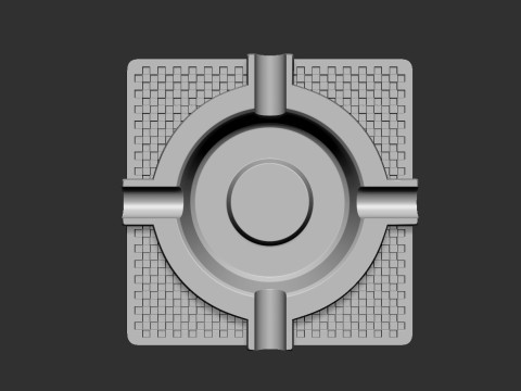 Premium Ashtray 3D Print Model