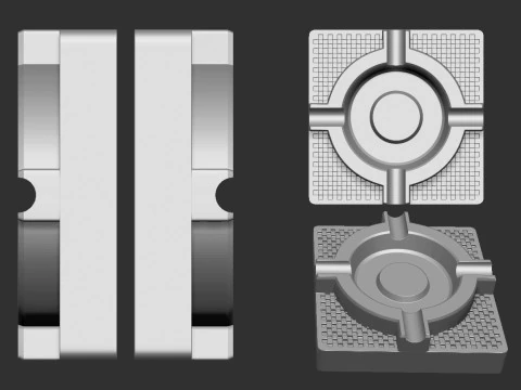 Premium Ashtray 3D Print Model