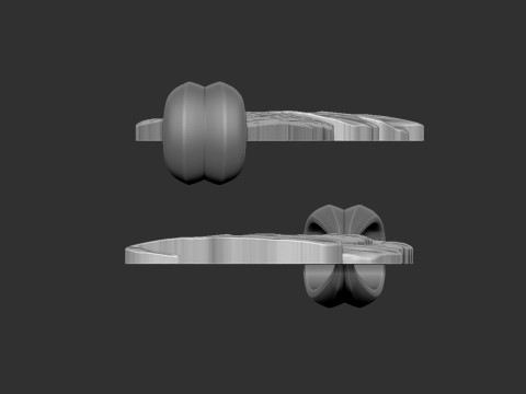 Praying Hands Pendant Model Cetak 3D