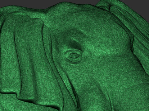 Elephant Bas Relief 3D Принт Модель