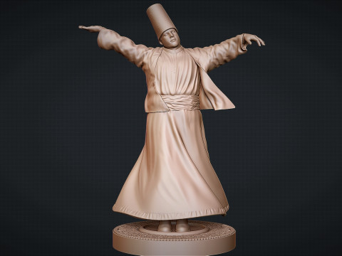 The Whirling Dervishes 3D-Druckmodell