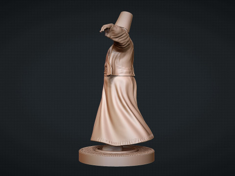 The Whirling Dervishes Modello di stampa 3D