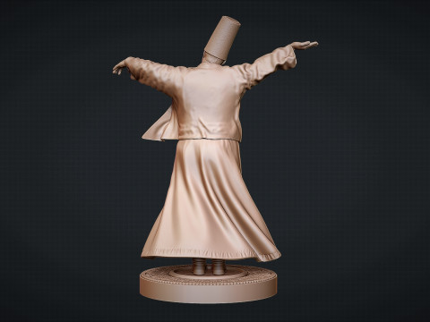 The Whirling Dervishes Modello di stampa 3D