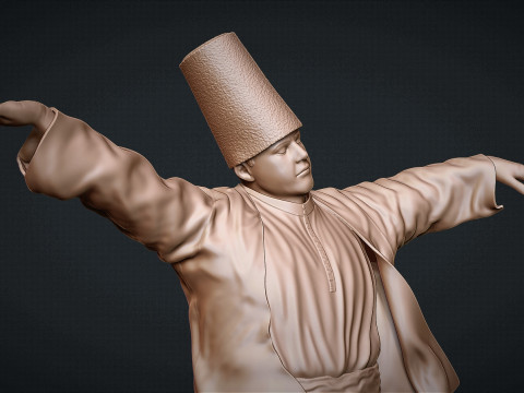 The Whirling Dervishes Modello di stampa 3D
