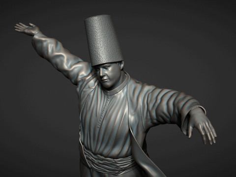 The Whirling Dervishes Modello di stampa 3D