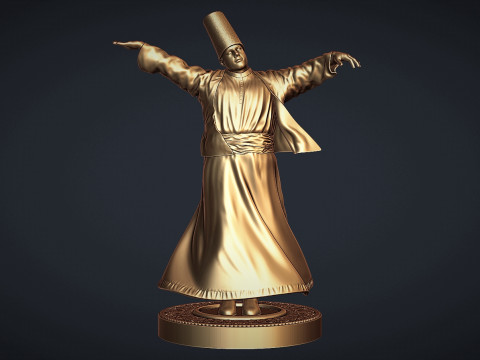 The Whirling Dervishes Modello di stampa 3D