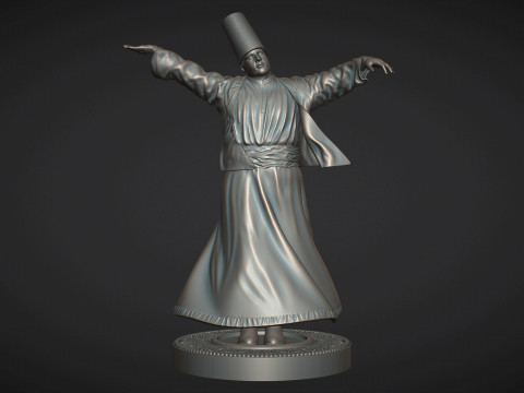 The Whirling Dervishes Modello di stampa 3D