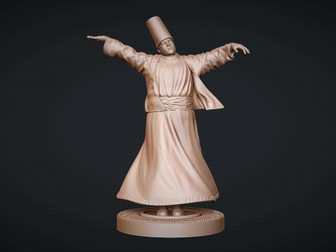 The Whirling Dervishes Modello di stampa 3D