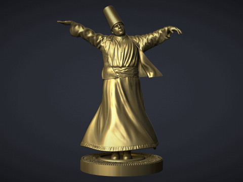 The Whirling Dervishes Modello di stampa 3D